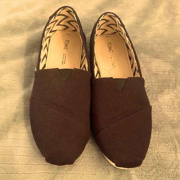 Toms women shoes size 9 black - Picture 2 of 5